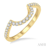 1/3 Ctw Round Cut Diamond Wedding Band in 14K Yellow Gold