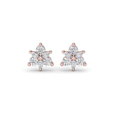 Trio Stud Diamond Earrings
