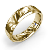 High Polish Bevel Edge Men's Band