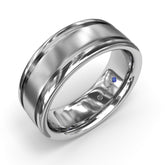 Sandblast Finish Men's Band