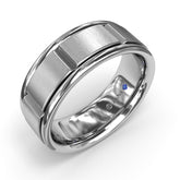 Sandblast Finish Men's Band