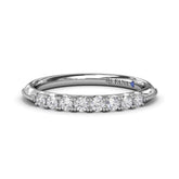 Knife-Edge Diamond Wedding Band