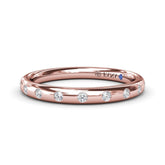 Flush Diamond Wedding Band