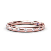 Flush Diamond Wedding Band