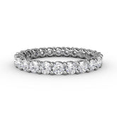 Shared Prong Eternity Band