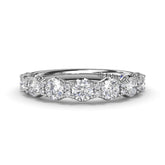 Round Diamond Anniversary Band