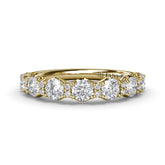 Round Diamond Anniversary Band