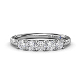 Round Diamond Anniversary Band