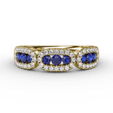 Petite And Precious Sapphire And Diamond Ring