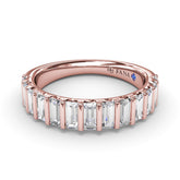 Straight Baguette Diamond Band