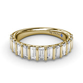 Straight Baguette Diamond Band