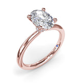 Hidden Halo Engagement Ring