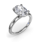 Two-Toned Engagement Ring