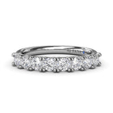 Shimmering and Radiant Diamond Wedding Band