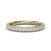 Angelic Diamond Wedding Band