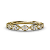 Modern Vintage Diamond Band