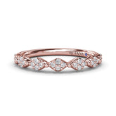 Modern Vintage Diamond Band
