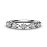 Modern Vintage Diamond Band