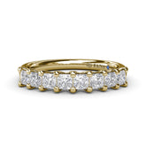 Princess Cut Diamond Wedding Band