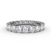 2.05ct Shared Prong Eternity Band