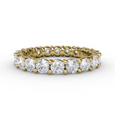 2.05ct Shared Prong Eternity Band