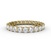 Chunky Shared Prong Eternity Band