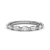 Marquise Diamond Wedding Band