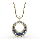 Always and Forever Sapphire Pendant