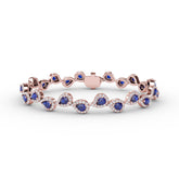 Decorated Sapphire and Diamond Bracelet