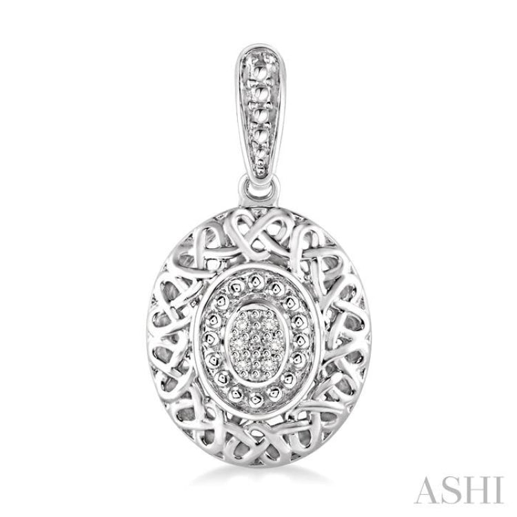 1/20 Ctw Single Cut Diamond Fashion Earrings in Sterling Silver