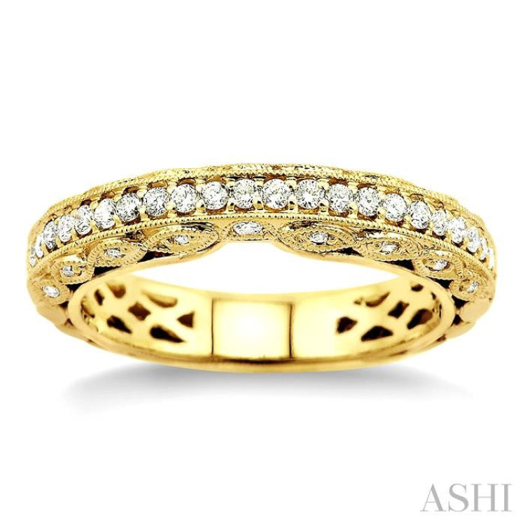 3/8 Ctw Diamond Matching Wedding Band in 14K Yellow Gold