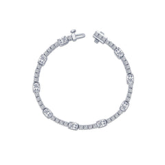 Regal Cushion-Cut Bracelet