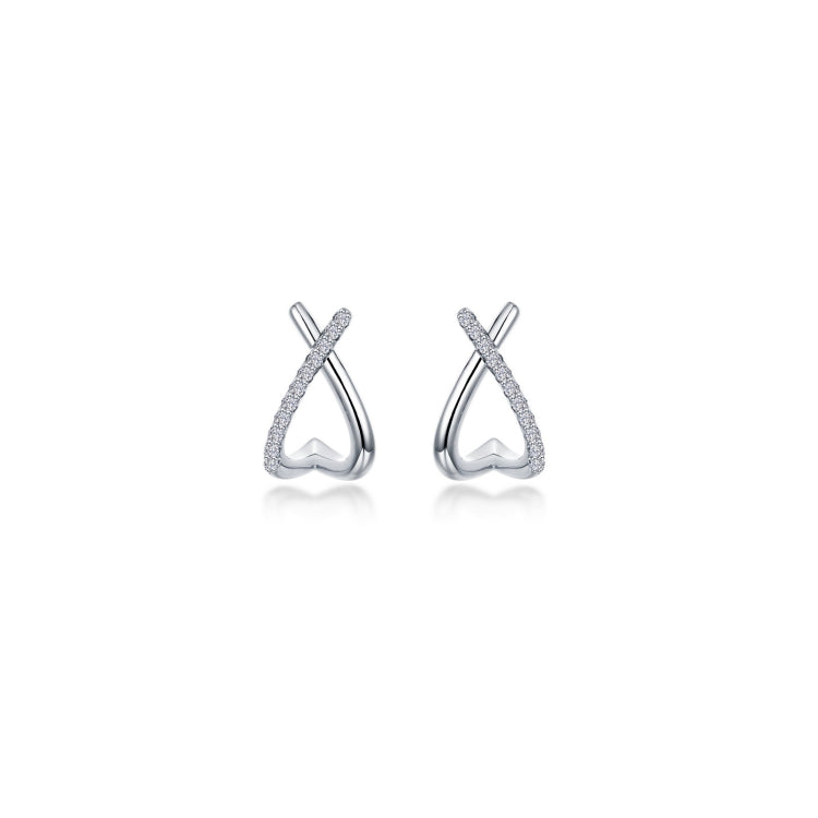Dainty Criss-Cross Huggie Earrings