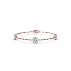 Magnolia Diamond Station Bracelet