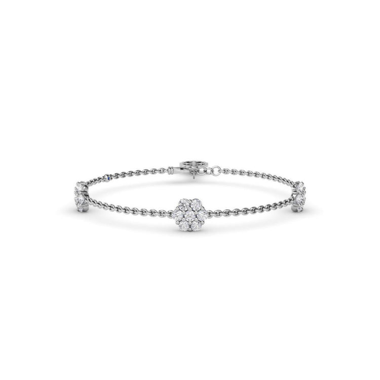 Magnolia Diamond Station Bracelet