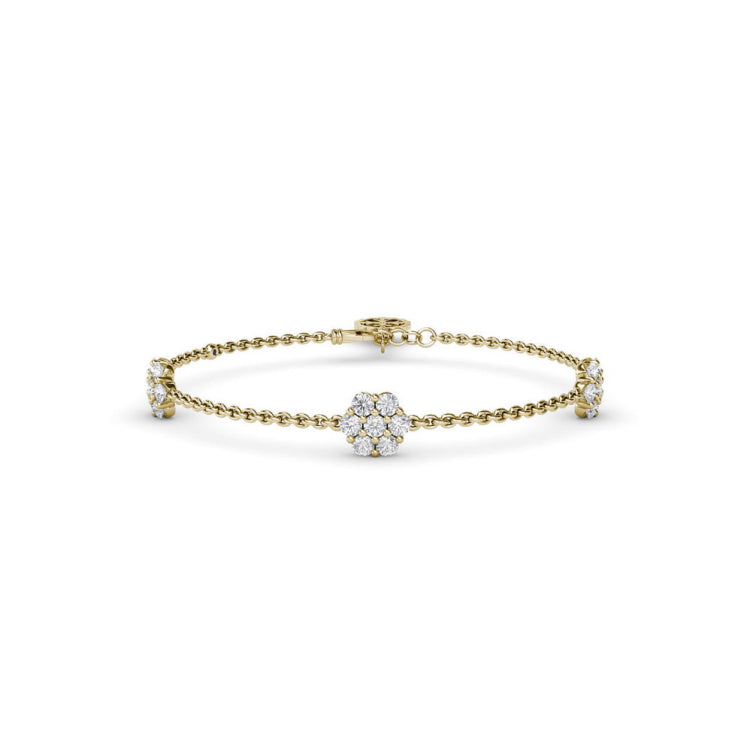 Magnolia Diamond Station Bracelet