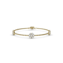 Magnolia Diamond Station Bracelet