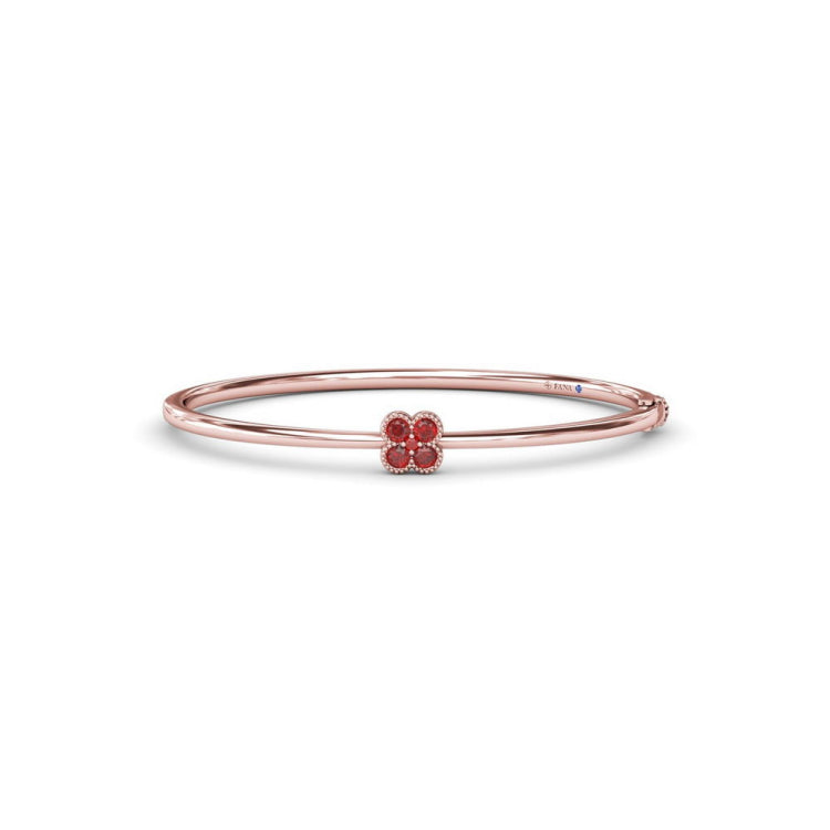 Magnolia Ruby Bangle