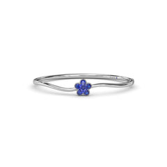 Magnolia Sapphire Wave Bangle