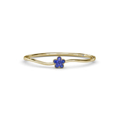 Magnolia Sapphire Wave Bangle