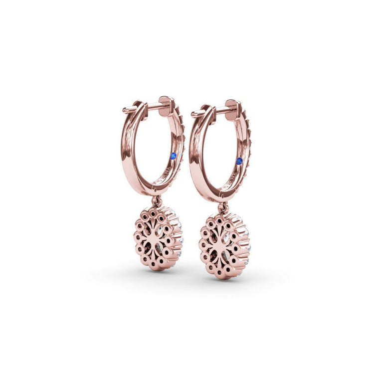 Dazzling Diamond Drop Earrings