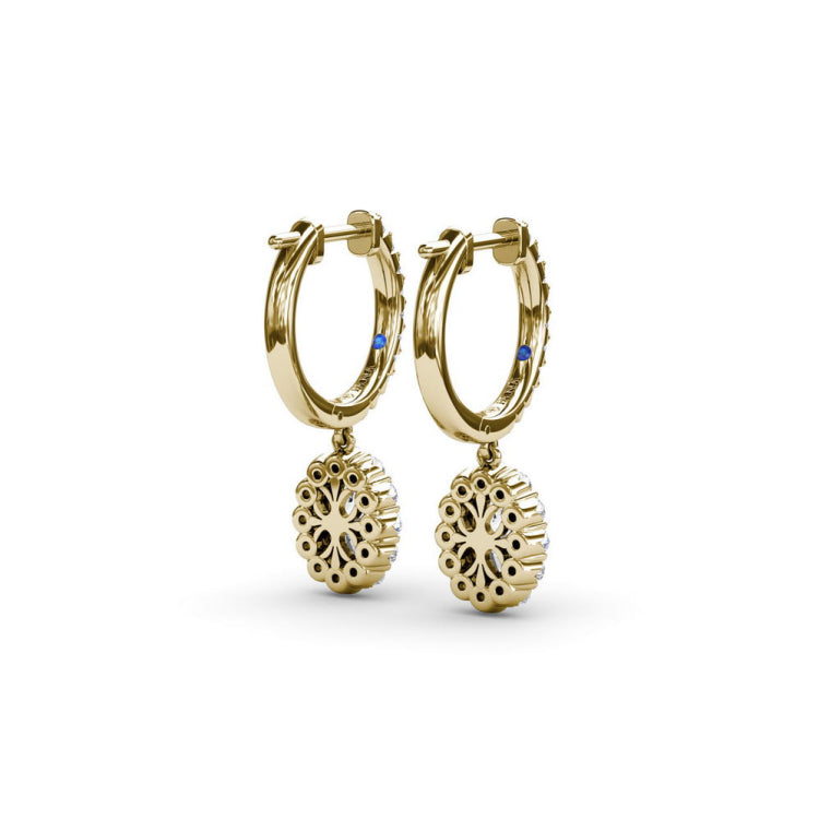 Dazzling Diamond Drop Earrings