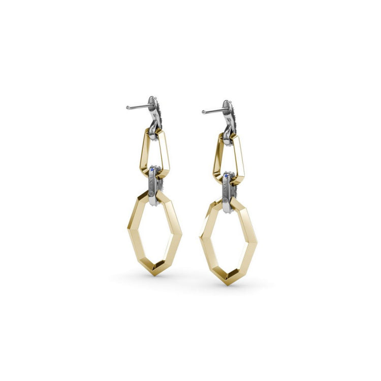 Lynq Geometric Drop Earrings