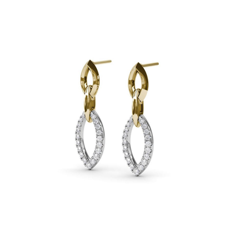 Lynq Marquise-Shaped Drop Earrings