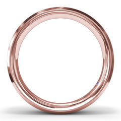 High Polish Bevel Edge Men's Band