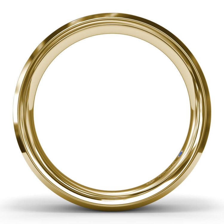 High Polish Bevel Edge Men's Band