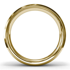 High Polish Bevel Edge Men's Band