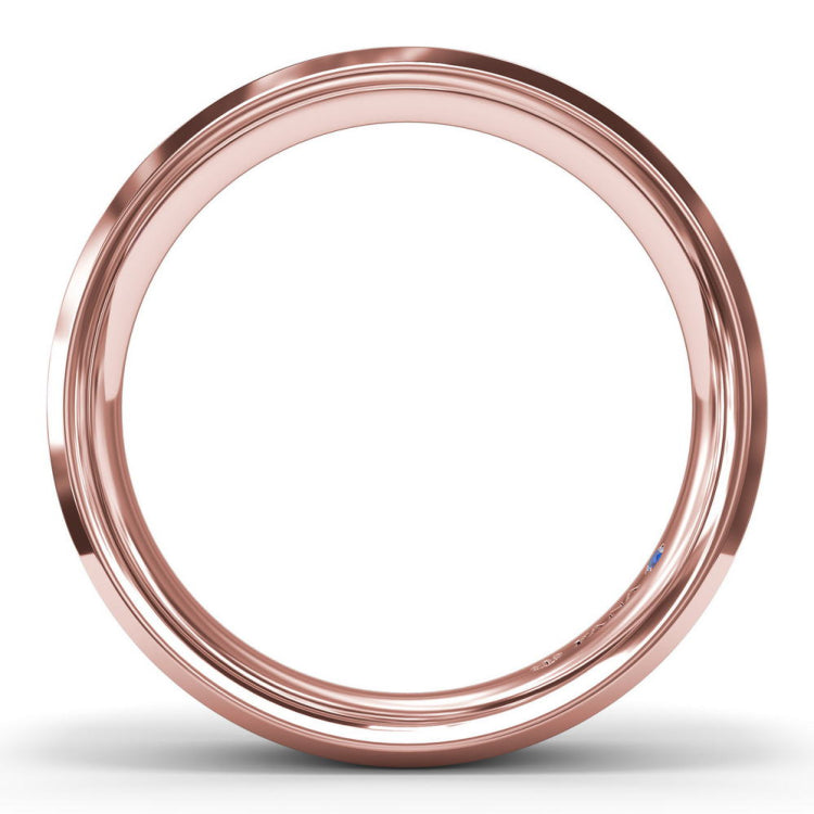 High Polish Bevel Edge Men's Band