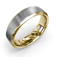 Soho Finish Bevel Edge Men's Band