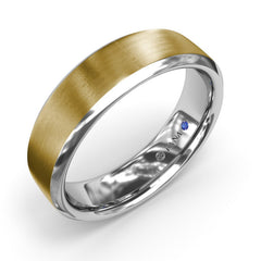 Soho Finish Bevel Edge Men's Band